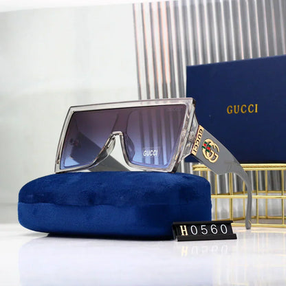 2025 Trendy Square Frame One-Piece Sunglasses