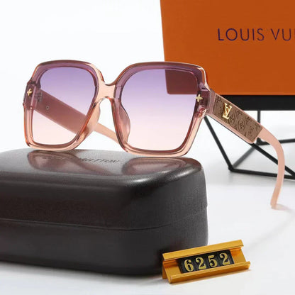 2025 Large frame UV resistant fashion sunglasses