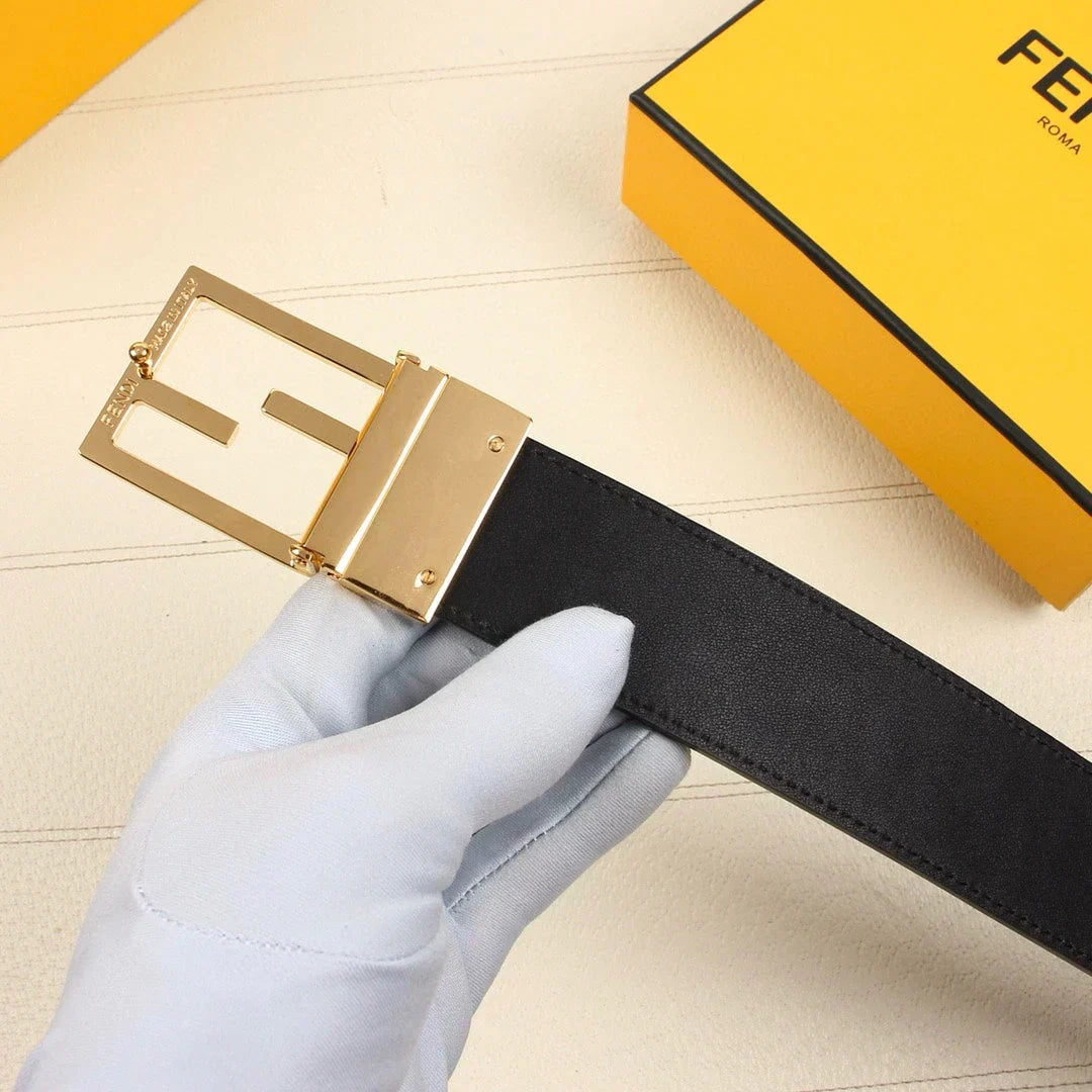 2025 Calfskin embossed belt width 38MM