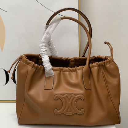 2025 Bag Drawstring Cuir Triomphe Bag CE1