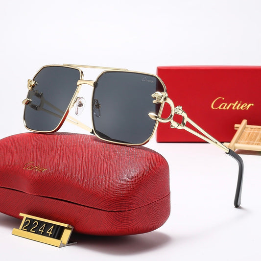 2025 Large frame square Sunglasses  2244