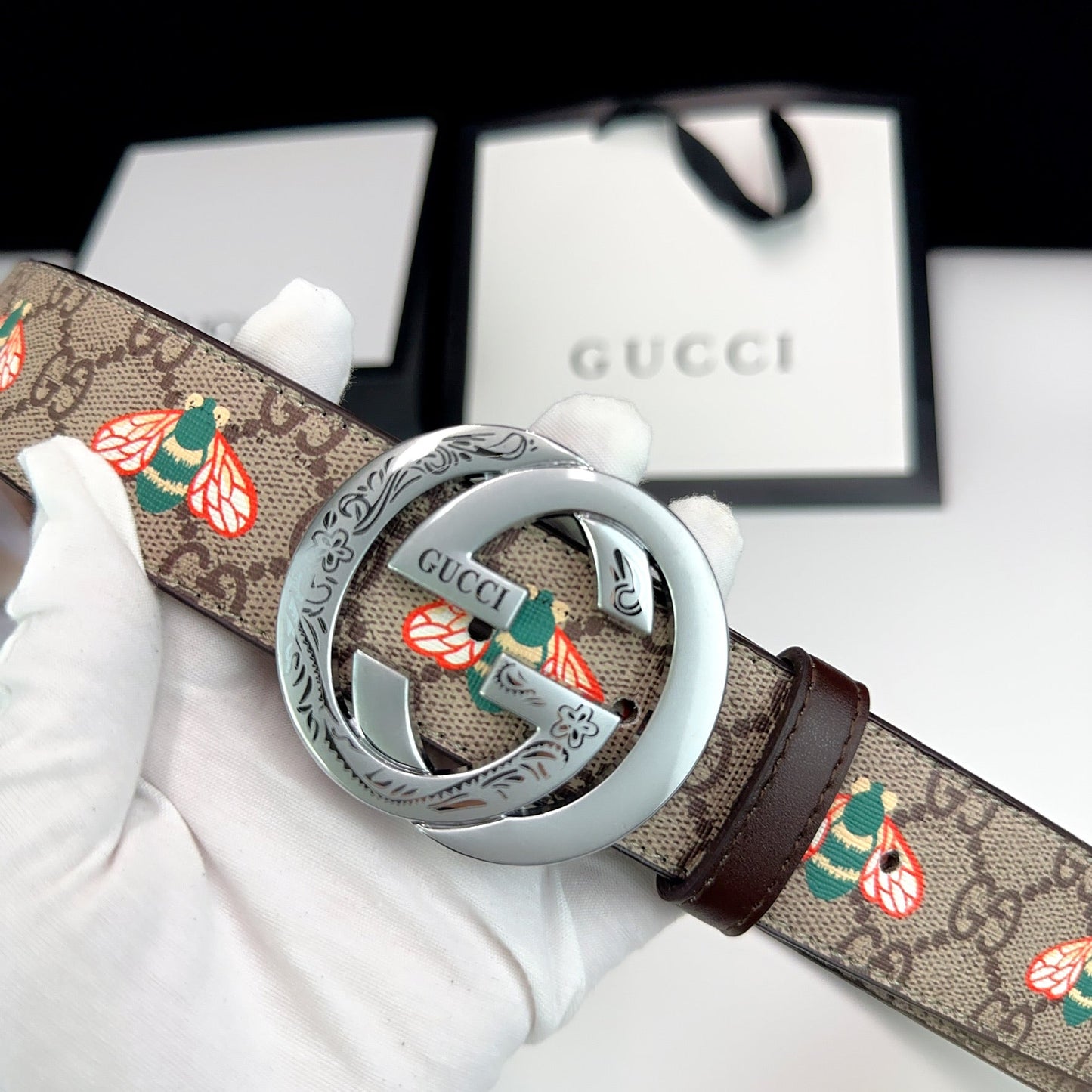 2025 Printed double G Fashion Belt