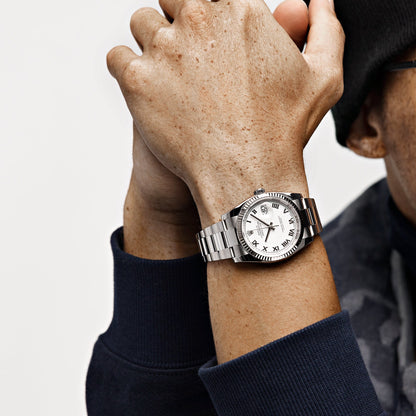 2025 Watch Datejust 116234  Stainless Steel and  White Gold White Dial (2018)