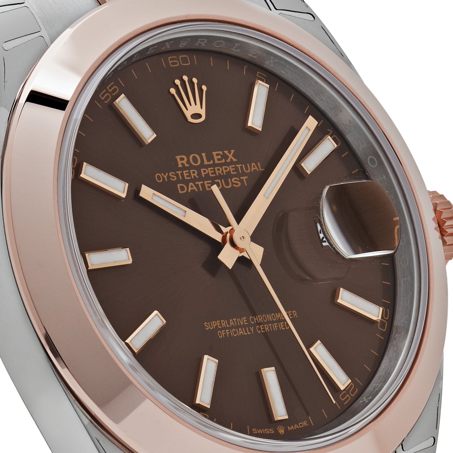 2025 Watch Datejust 126301 Stainless Steel Rose Gold Chocolate Dial (New 2024)
