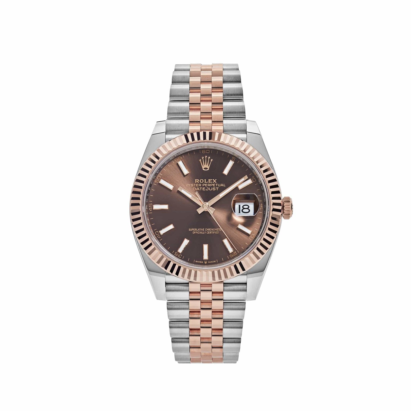 2025 Watch Datejust 126331 Two-Toned Rose Gold Stainless Steel Brown Dial (2023)