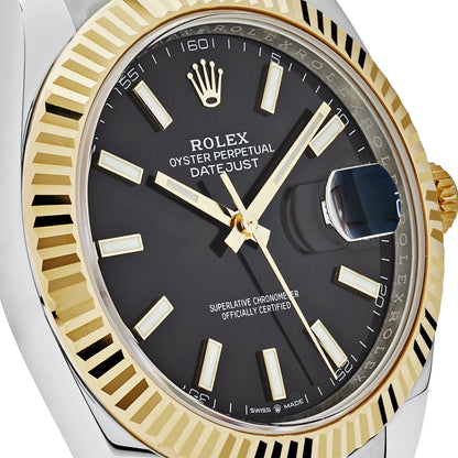 2025 Watch Datejust 126333 Yellow Gold Stainless Steel Black Dial Oyster
