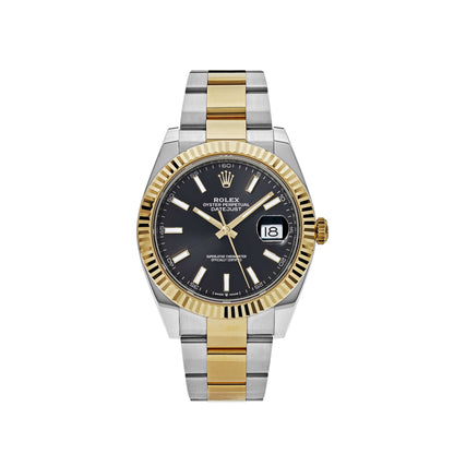 2025 Watch Datejust 126333 Yellow Gold Stainless Steel Black Dial Oyster