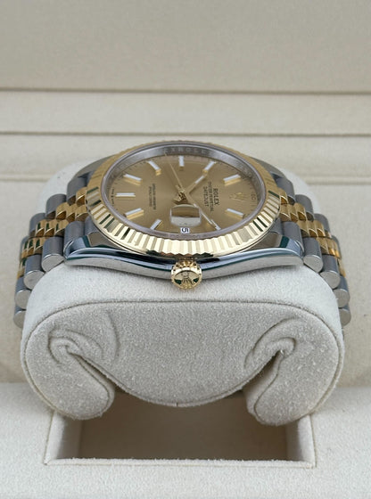 2025 Watch Datejust 126333 Yellow Gold Stainless Steel Champagne Dial Jubilee (2022)