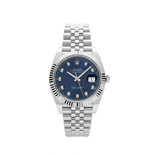2025 Watch Datejust 126334 Stainless Steel Blue Diamond Dial Jubilee (2023)