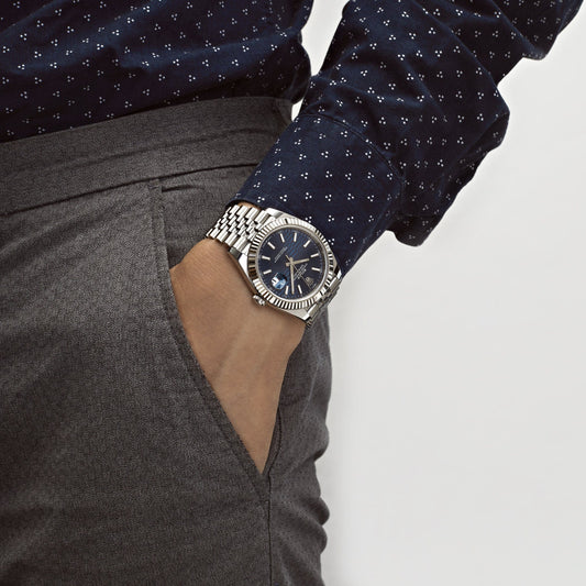 2025 Watch Datejust 126334 Stainless Steel Fluted Motif Blue Dial Jubilee (2023)