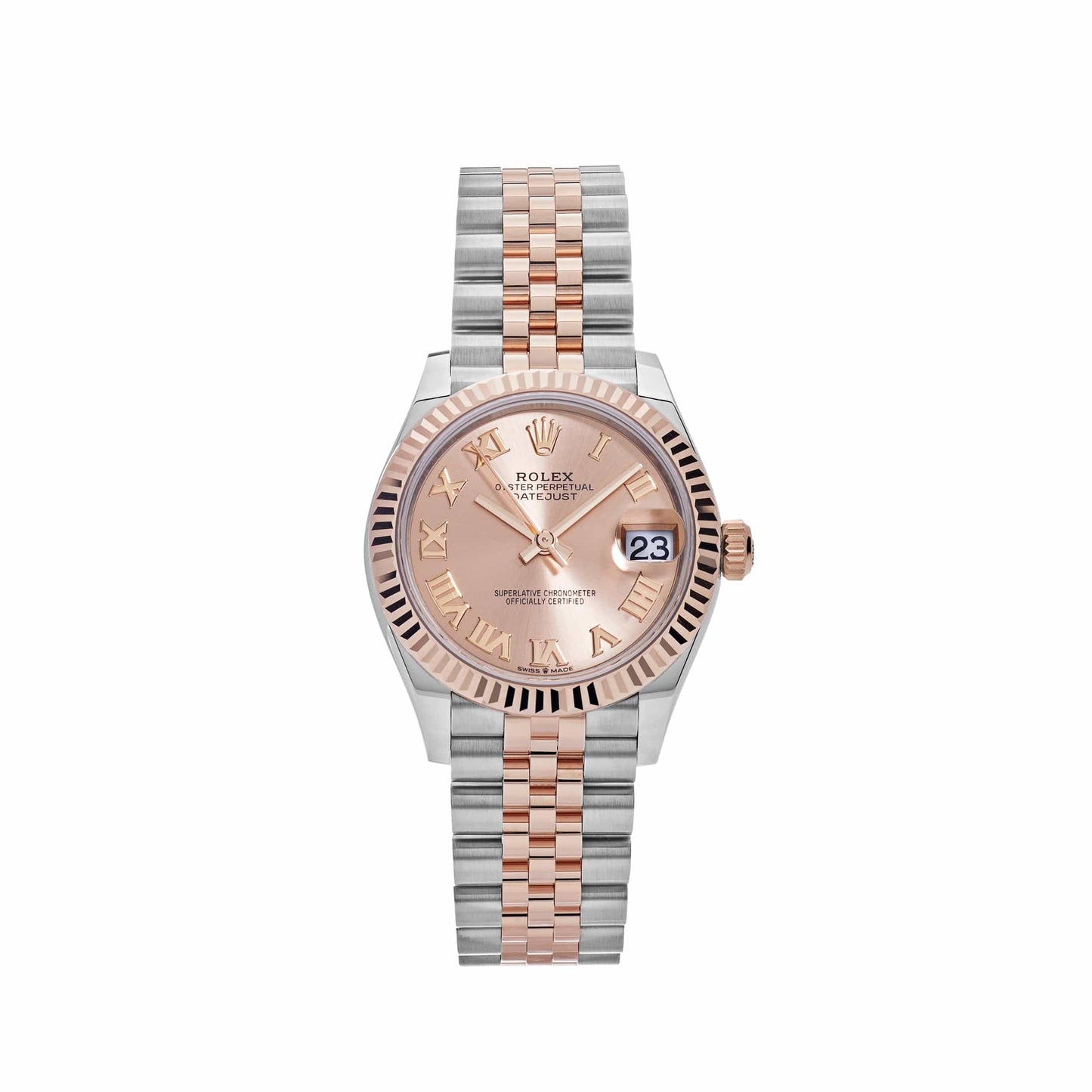2025 Watch Datejust 278271 Rose Gold Stainless Steel Roman Pink Dial Jubilee (2023)