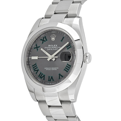 2025 Watch Datejust 126300 'Wimbledon' Stainless Steel Slate Dial Jubilee (2024)