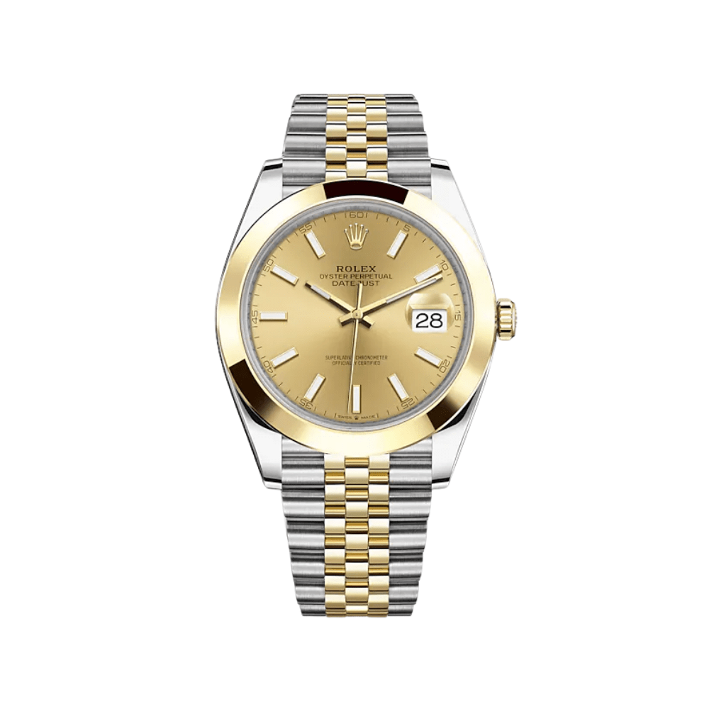 2025 Watch Datejust 126303 Stainless Steel Yellow Gold Champagne Dial Jubilee