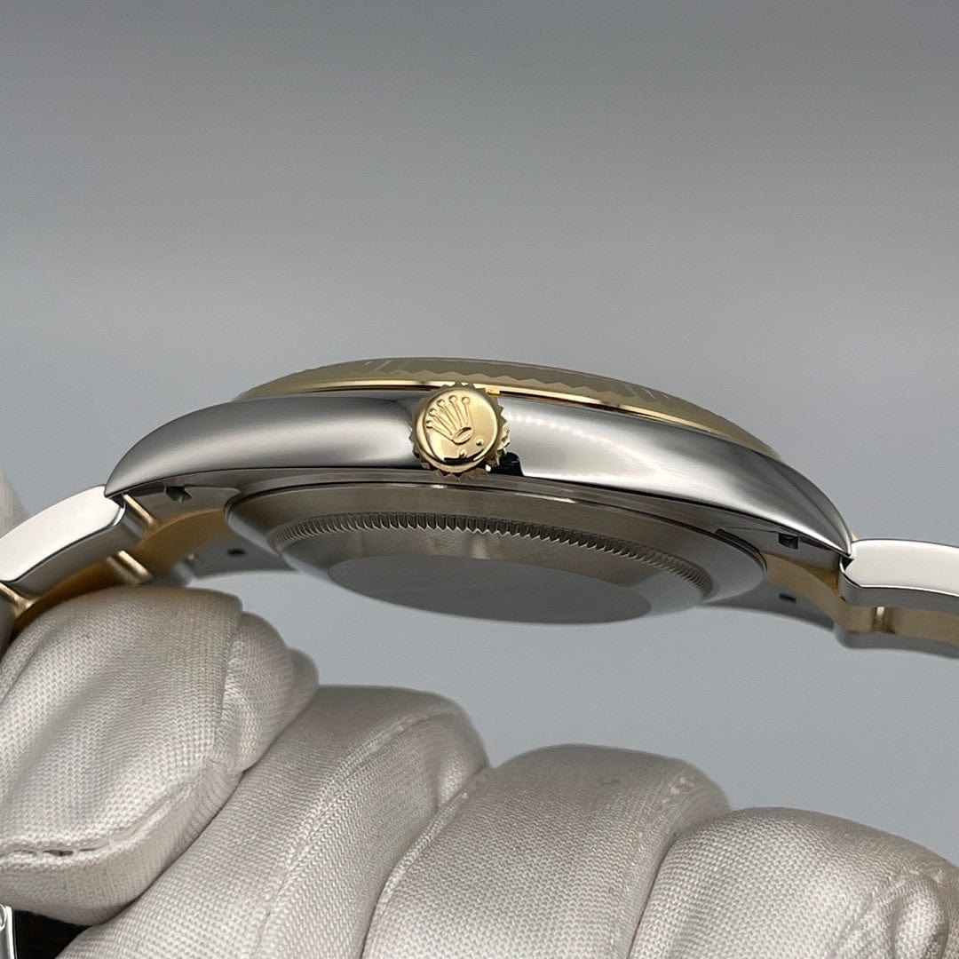 2025 Watch Datejust 126333 Yellow Gold Stainless Steel Slate/Green Roman Dial