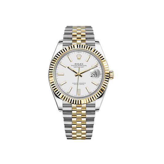 2025 Watch Datejust 126333 Yellow Gold Stainless Steel White Dial