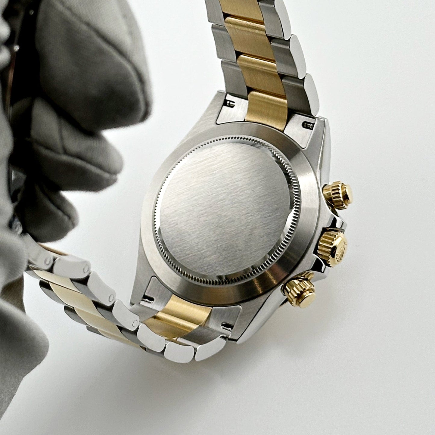 2025 Watch Daytona 116503 Yellow Gold Stainless Steel Black Diamond Dial (2022)