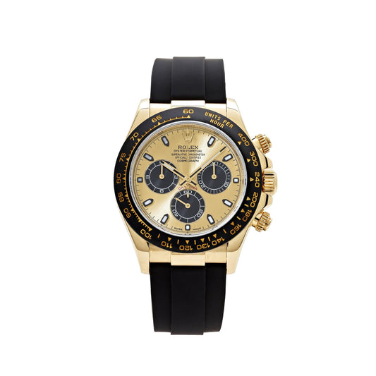 2025 Watch Daytona 116518LN Yellow Gold Champagne Black Dial (2022)
