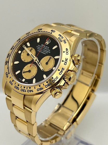 2025 Watch Daytona 116508 'Paul Newman' Yellow Gold Black Dial
