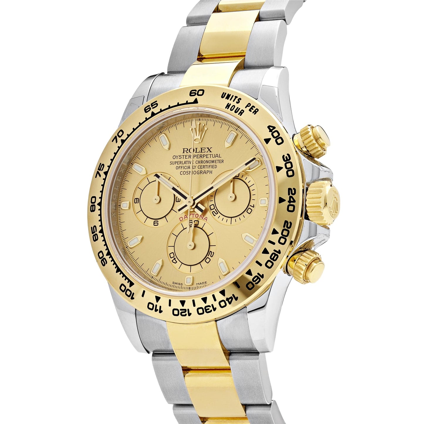 2025 Watch Daytona 116503 Two-Tone Yellow Gold Stainless Steel Champagne Dial
