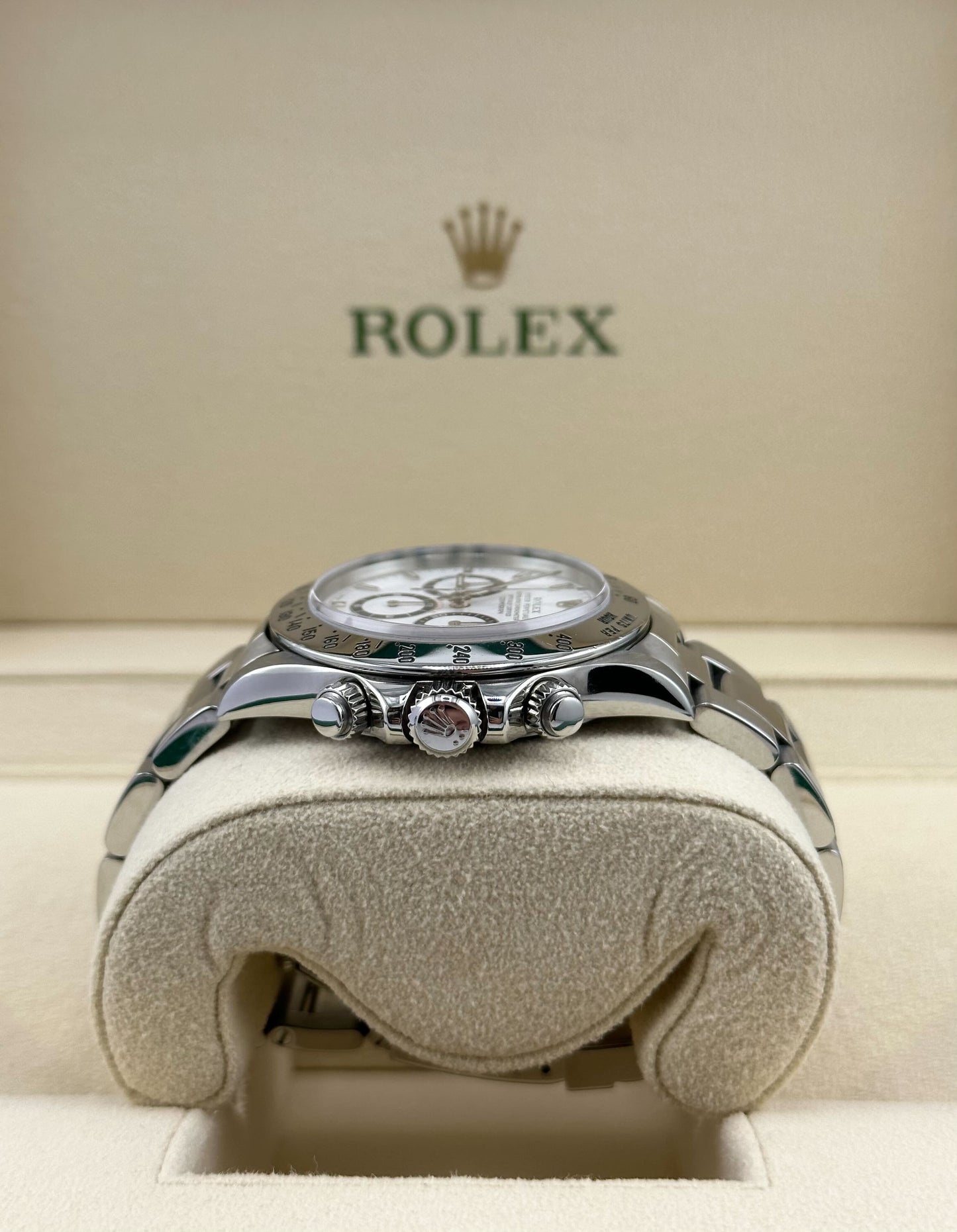 2025 Watch Daytona 16520 Zenith Movement Stainless Steel White Dial