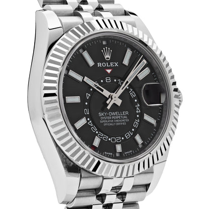 2025 Watch Sky-Dweller 326934 Stainless Steel Black Dial Jubilee (2023)