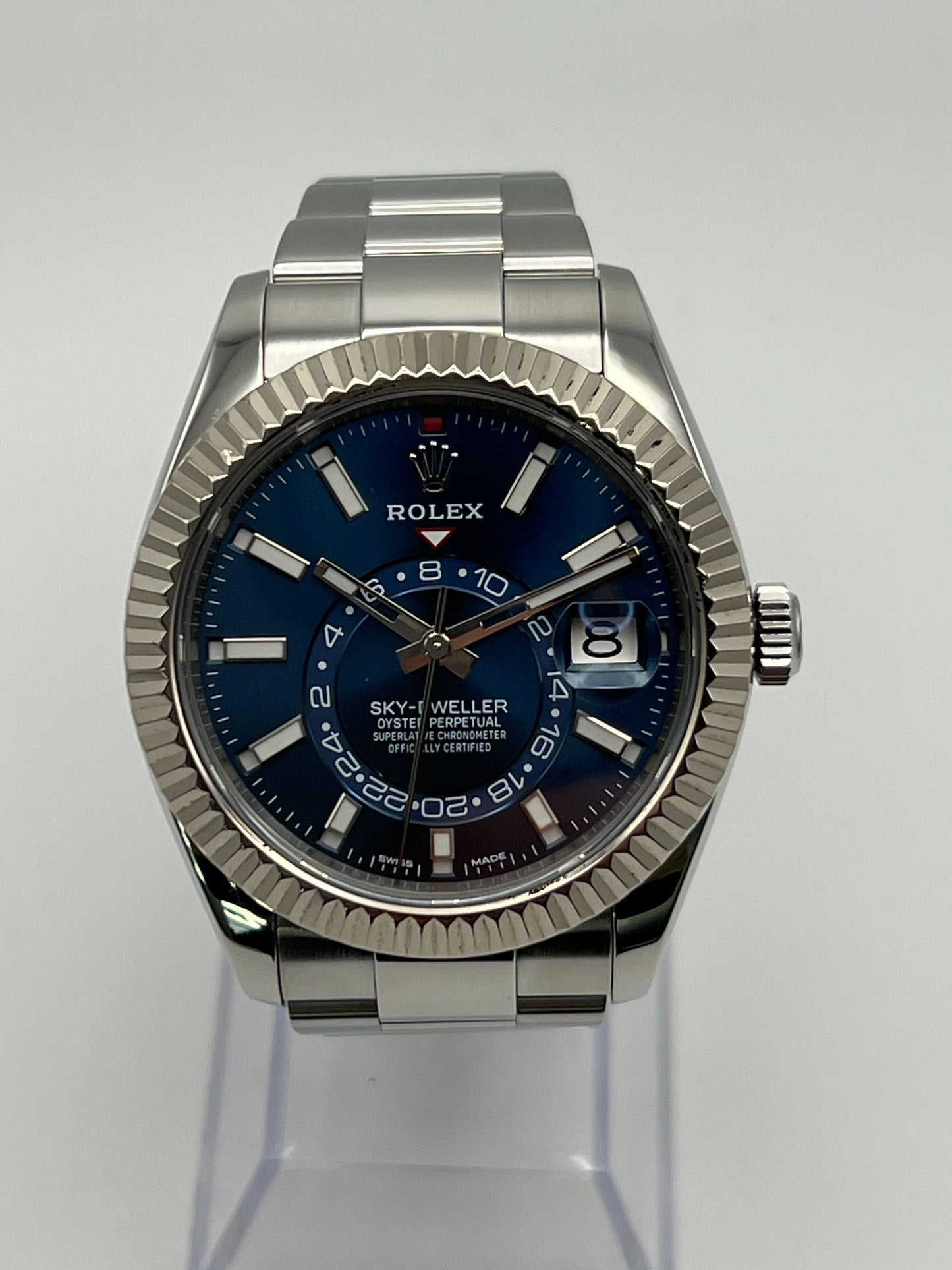 2025 Watch Sky-Dweller 326934 Stainless Steel Blue Dial (2020)