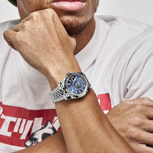 2025 Watch Sky-Dweller 326934 Stainless Steel Blue Dial Jubilee (2021)