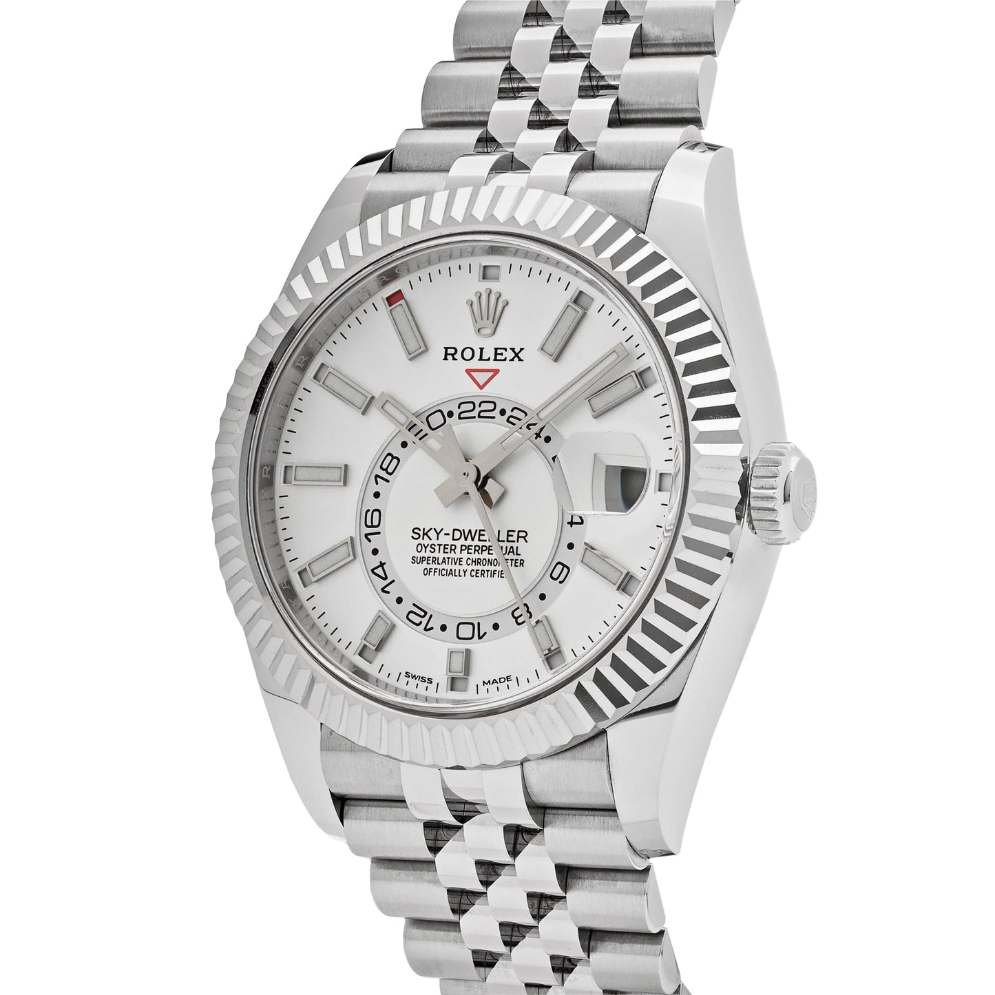 2025 Watch Sky-Dweller 326934 Stainless Steel White Dial Jubilee