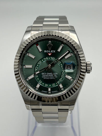 2025 Watch Sky-Dweller 336934 Stainless Steel Green Dial (2024)