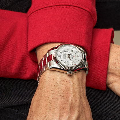 2025 Watch Sky-Dweller 336934 Stainless Steel White Dial (2024)