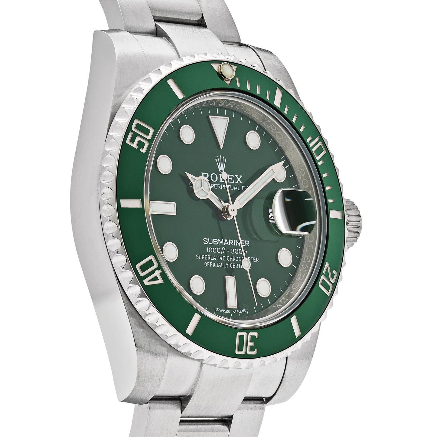 2025 Watch Submariner Date 116610LV 'Hulk' Stainless Steel Green Dial