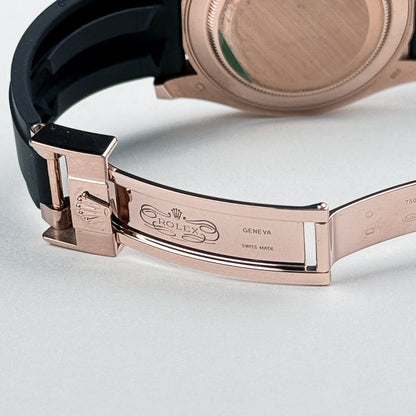 2025 Watch Yacht-Master 126655 Rose Gold Black Dial (2020)