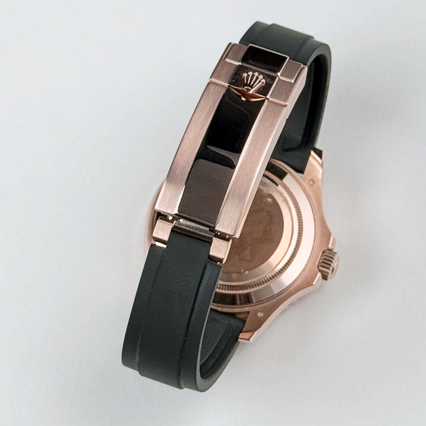 2025 Watch Yacht-Master 126655 Rose Gold Black Dial (2020)