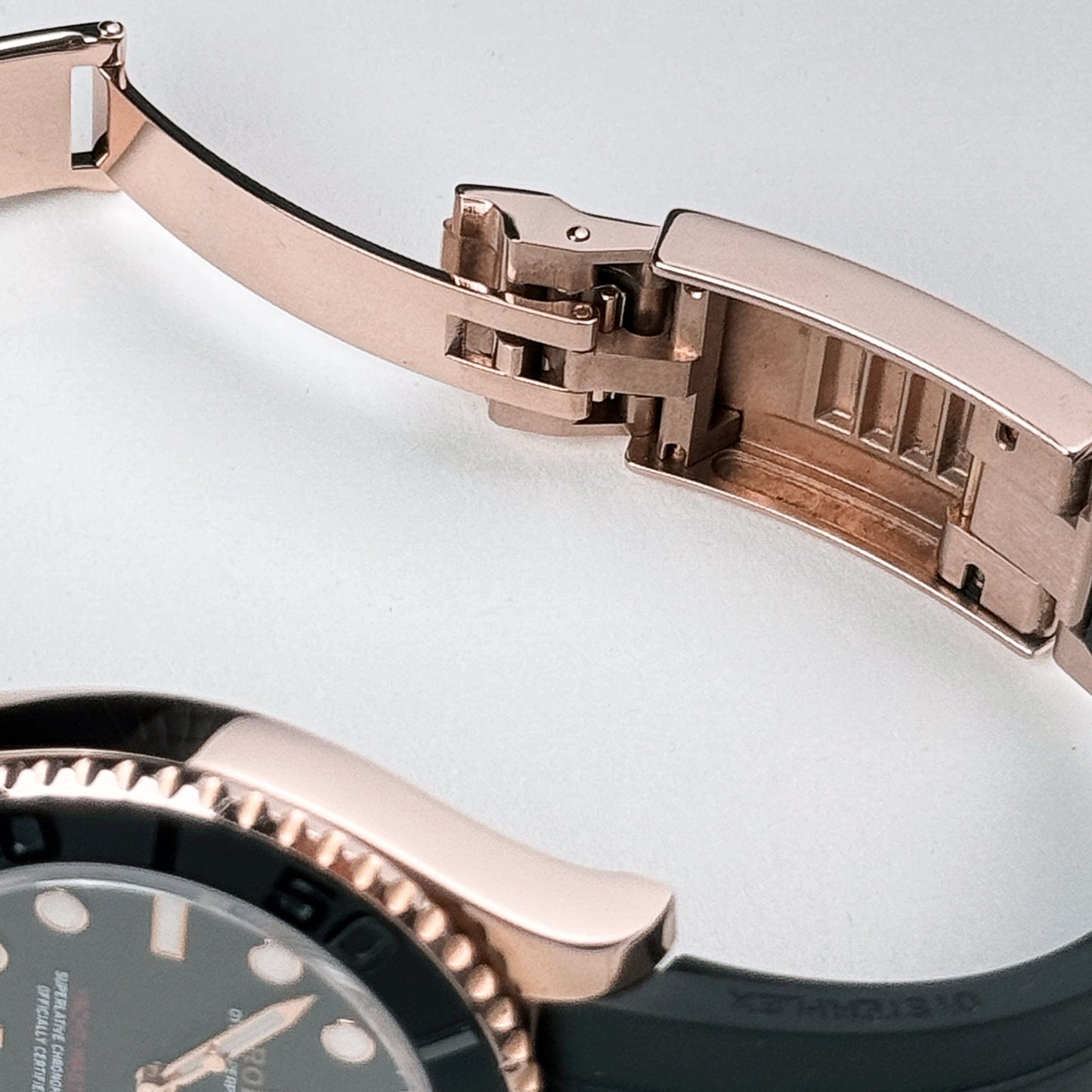 2025 Watch Yacht-Master 126655 Rose Gold Black Dial (2020)