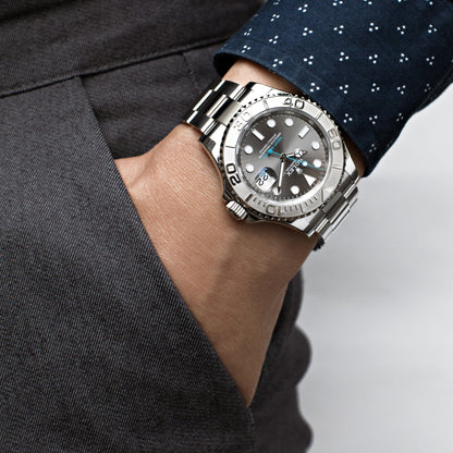 2025 Watch Yacht-Master 126622 Stainless Steel Rhodium Dial