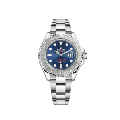 2025 Watch Yacht-Master 116622 Stainless Steel Platinum Blue Dial